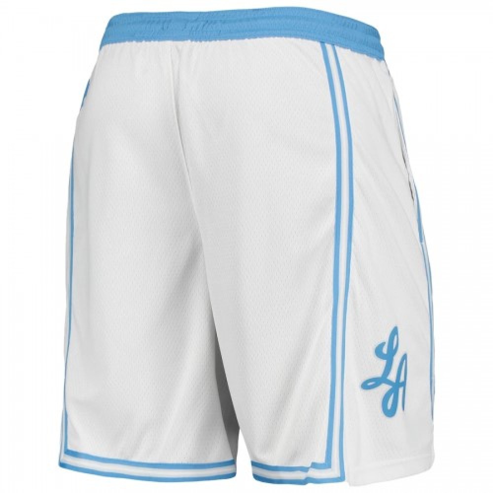 Men's Los Angeles Lakers White 2020/21 Swingman Short - City Edition-Pro Kit Vault | Brand New 26/27 Sports Jerseys